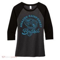 Amazon Rainforest Women's Tri-Blend 3/4-Sleeve Raglan Shirt thumb 0