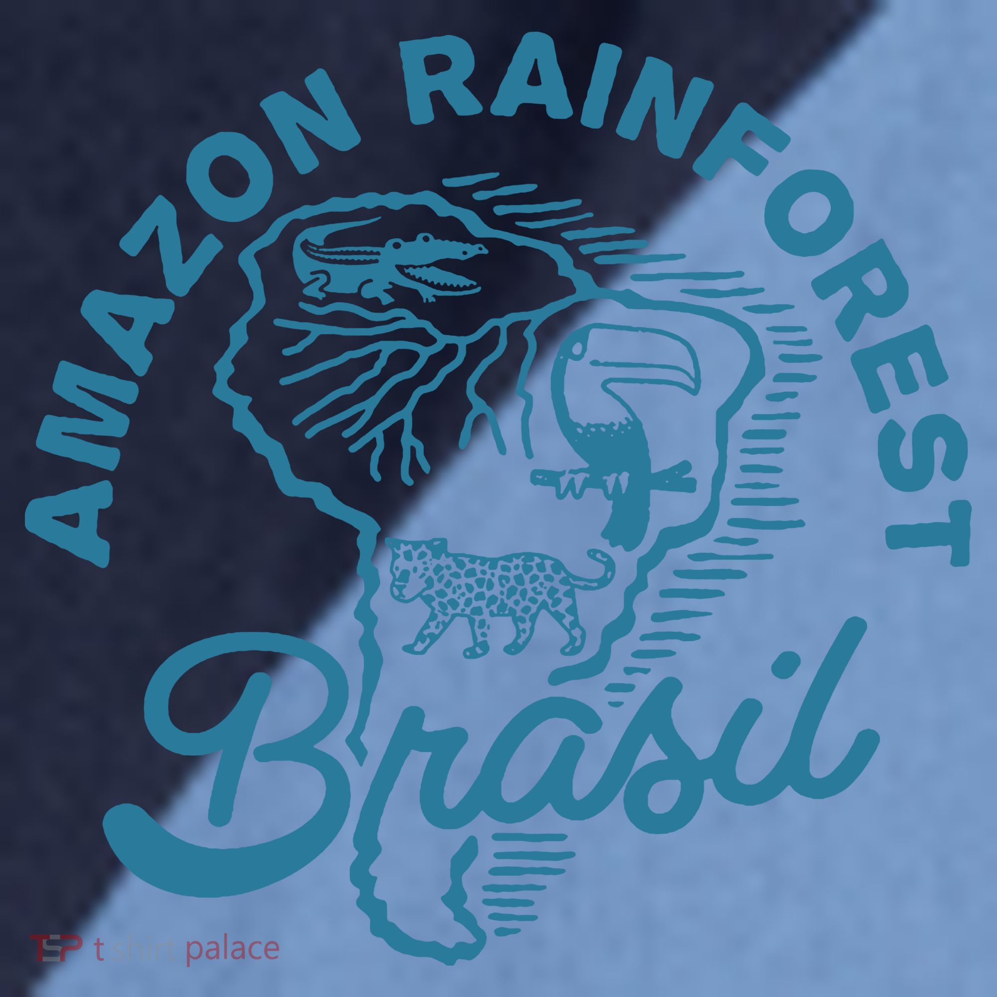 Amazon Rainforest Raglan Baseball Sleeve Shirt
