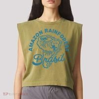 Amazon Rainforest Garment-Dyed Women's Muscle Tee thumb 2