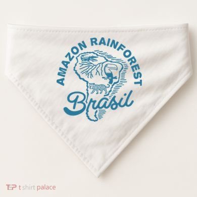 Amazon Rainforest USA-Made Doggie Bandana
