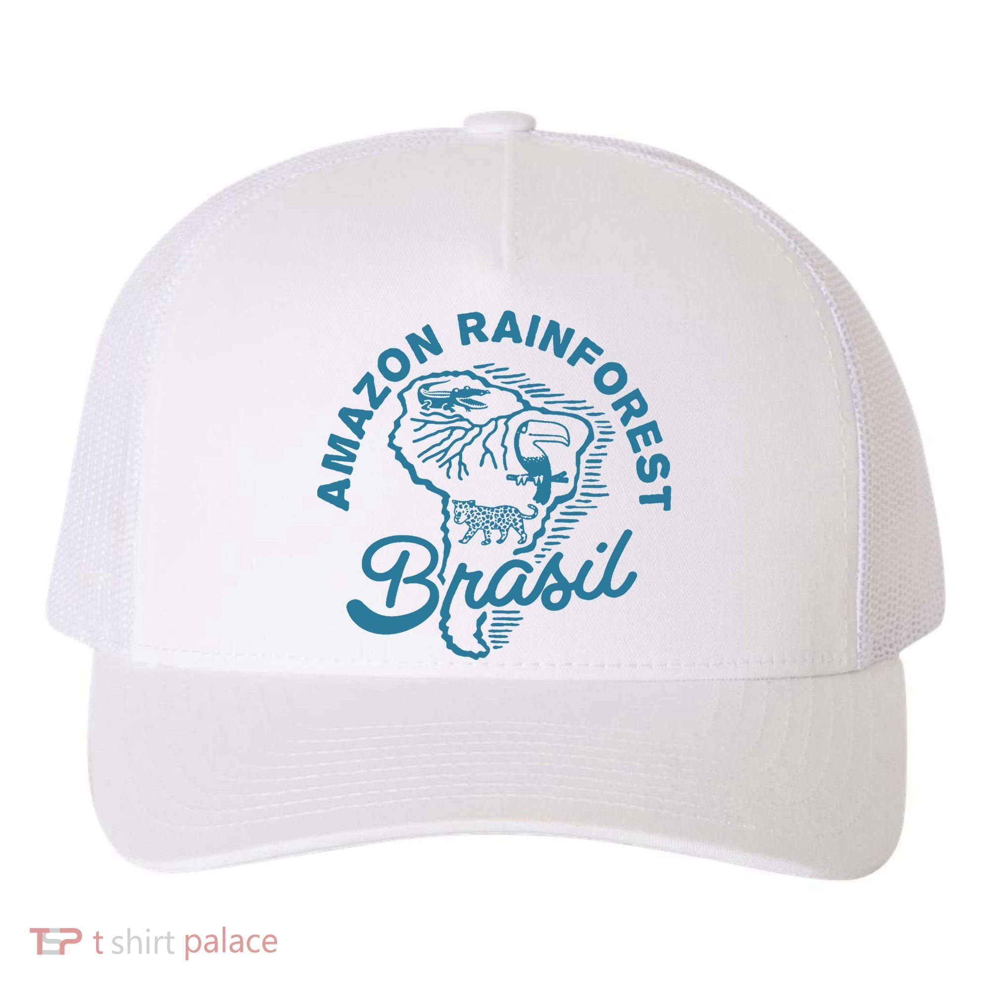 Amazon Rainforest Yupoong Adult 5-Panel Trucker Hat