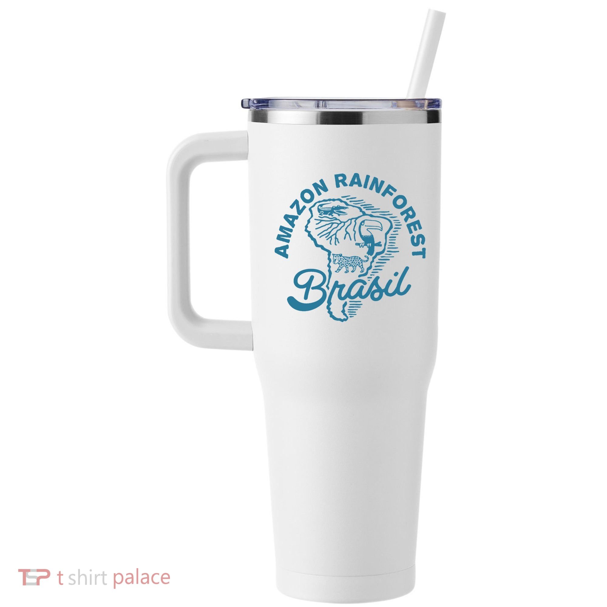 Amazon Rainforest 40oz Vacuum Insulated Stainless Steel Travel Tumbler