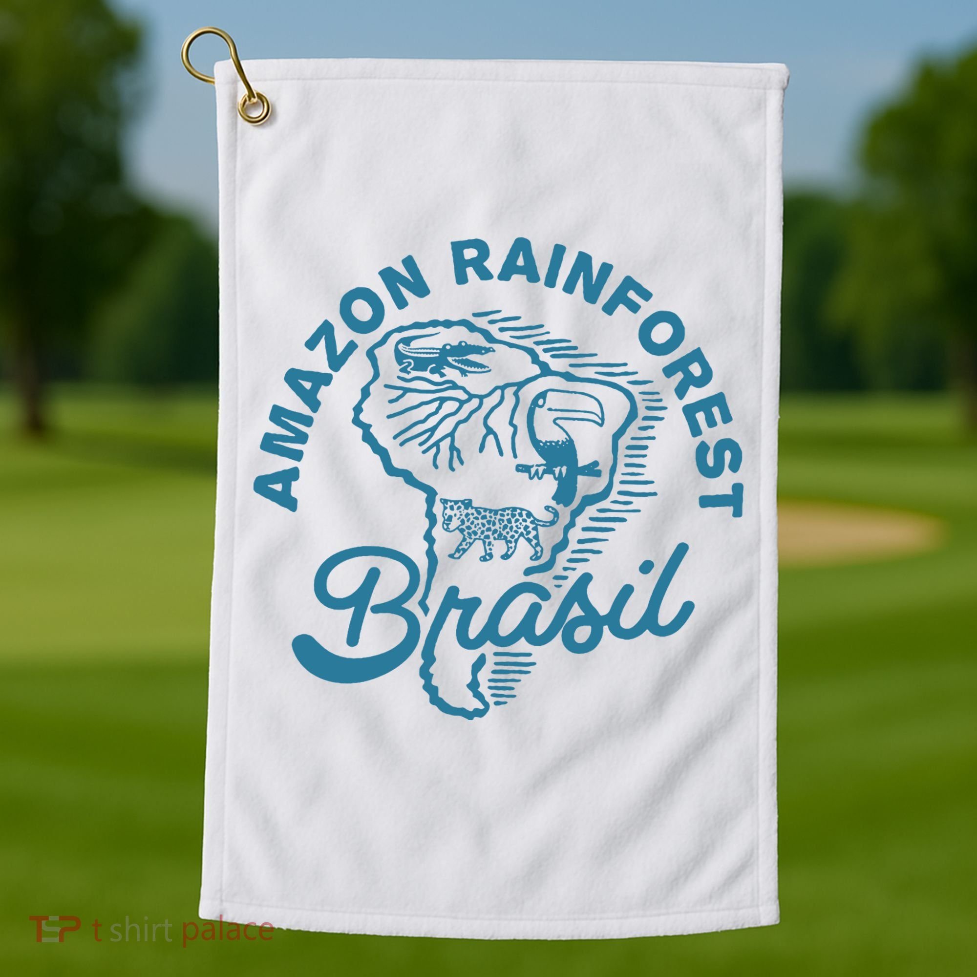 Amazon Rainforest Golf Towel
