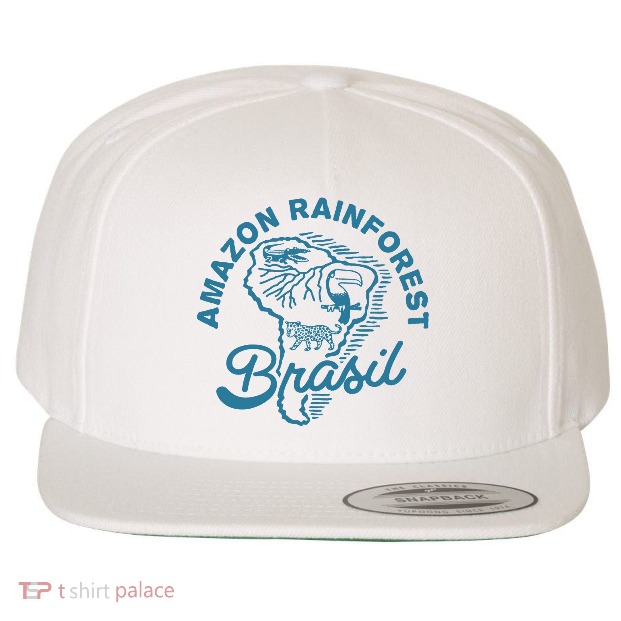 Amazon Rainforest Wool Snapback Cap