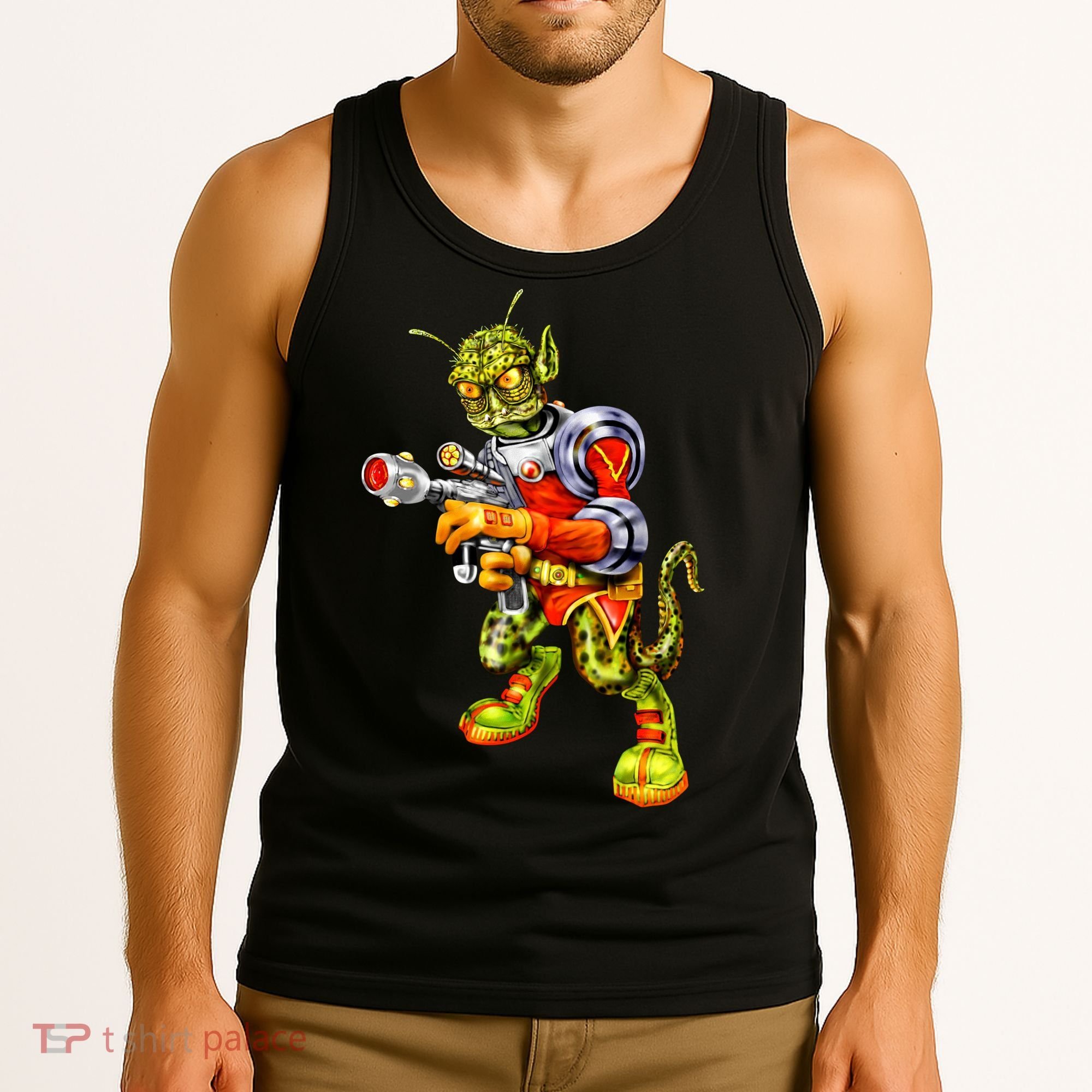 Alien Reptilian Tank Top