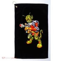 Alien Reptilian Golf Towel thumb 0