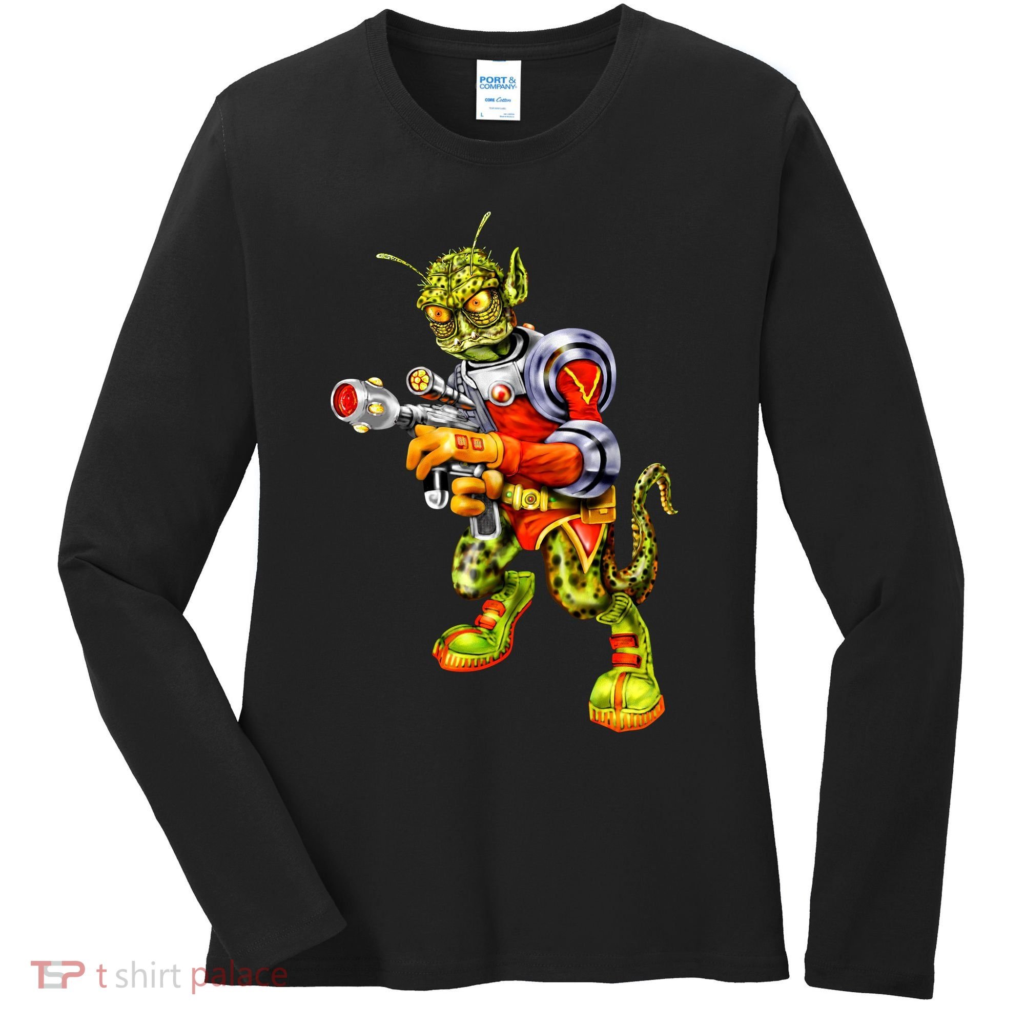 Alien Reptilian Women's Long Sleeve Shirt