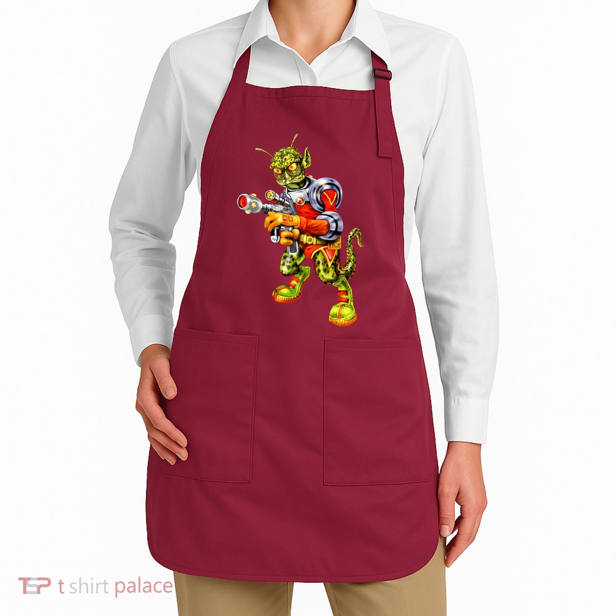 Alien Reptilian Apron
