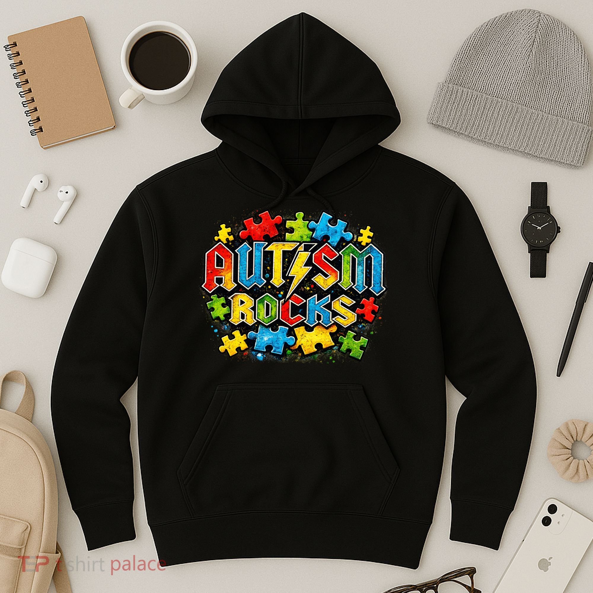 Autism Rocks Hoodie