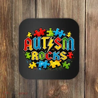 Autism Rocks Coaster
