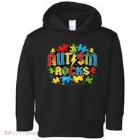 Autism Rocks Toddler Hoodie thumb 0