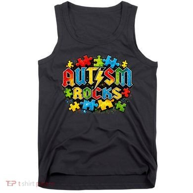 Autism Rocks Tank Top
