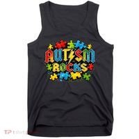 Autism Rocks Tank Top thumb 0