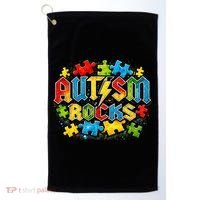Autism Rocks Golf Towel thumb 0