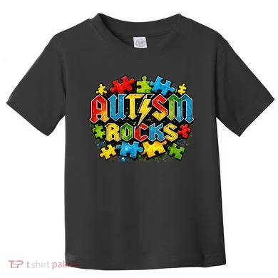 Autism Rocks Toddler T-Shirt
