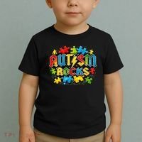 Autism Rocks Toddler T-Shirt thumb 2