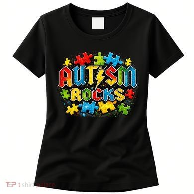 Autism Rocks Women's T-Shirt