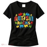 Autism Rocks Women's T-Shirt thumb 0