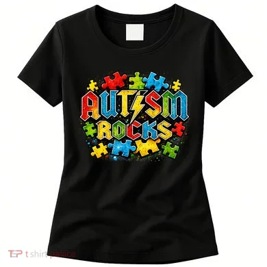 Autism Rocks Women's T-Shirt