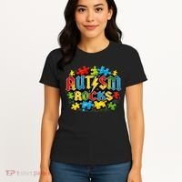 Autism Rocks Women's T-Shirt thumb 4