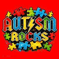 Autism Rocks Santa Hat thumb 1