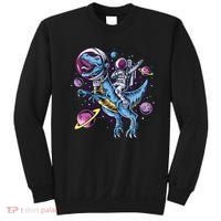 Astronaut Riding A Dinosaur In Space Sweatshirt thumb 0