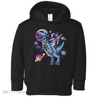 Astronaut Riding A Dinosaur In Space Toddler Hoodie thumb 0