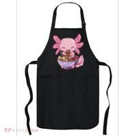 Axolotl Ramen Anime Kawaii Eating Apron thumb 0