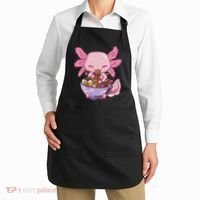 Axolotl Ramen Anime Kawaii Eating Apron thumb 2