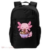 Axolotl Ramen Anime Kawaii Eating Backpack thumb 0