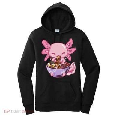 Axolotl Ramen Anime Kawaii Eating Women's Hoodie