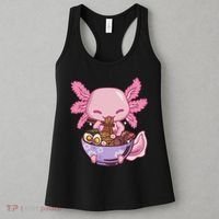 Axolotl Ramen Anime Kawaii Eating Women's Tank Top thumb 3