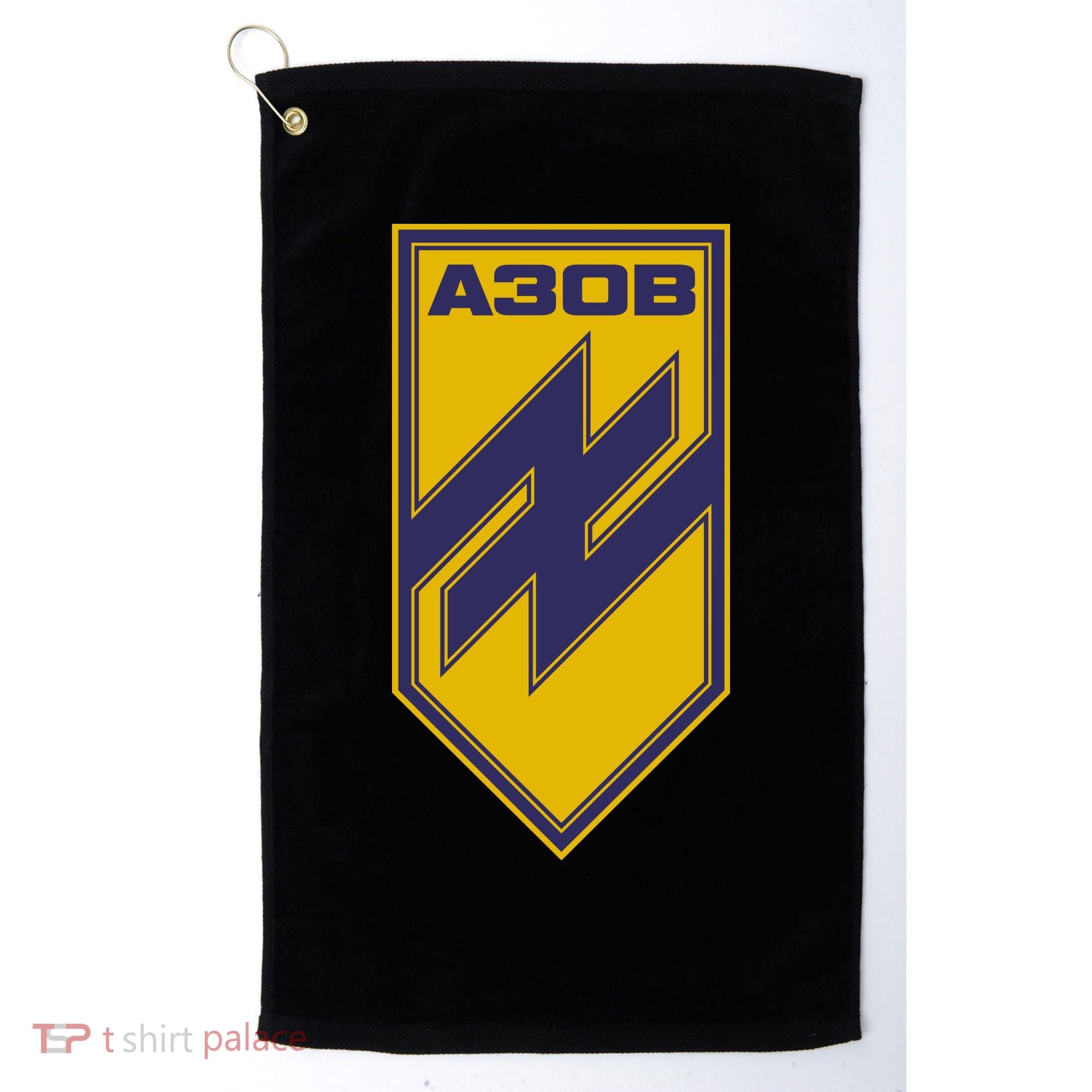 Azov Regiment A30B Azov Battalion Ukraine Golf Towel