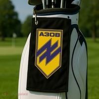 Azov Regiment A30B Azov Battalion Ukraine Golf Towel thumb 2