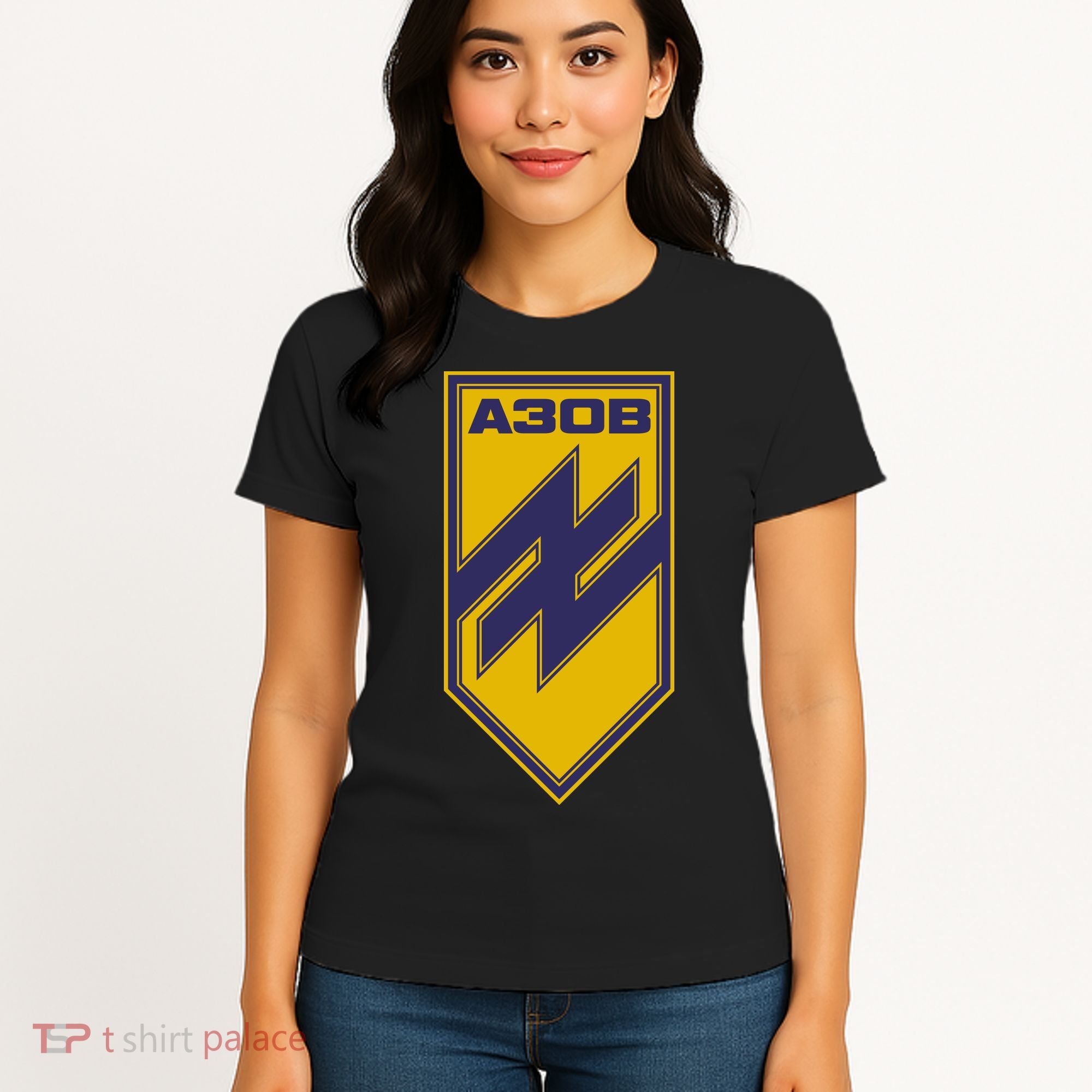 Azov Regiment A30B Azov Battalion Ukraine Women's T-Shirt