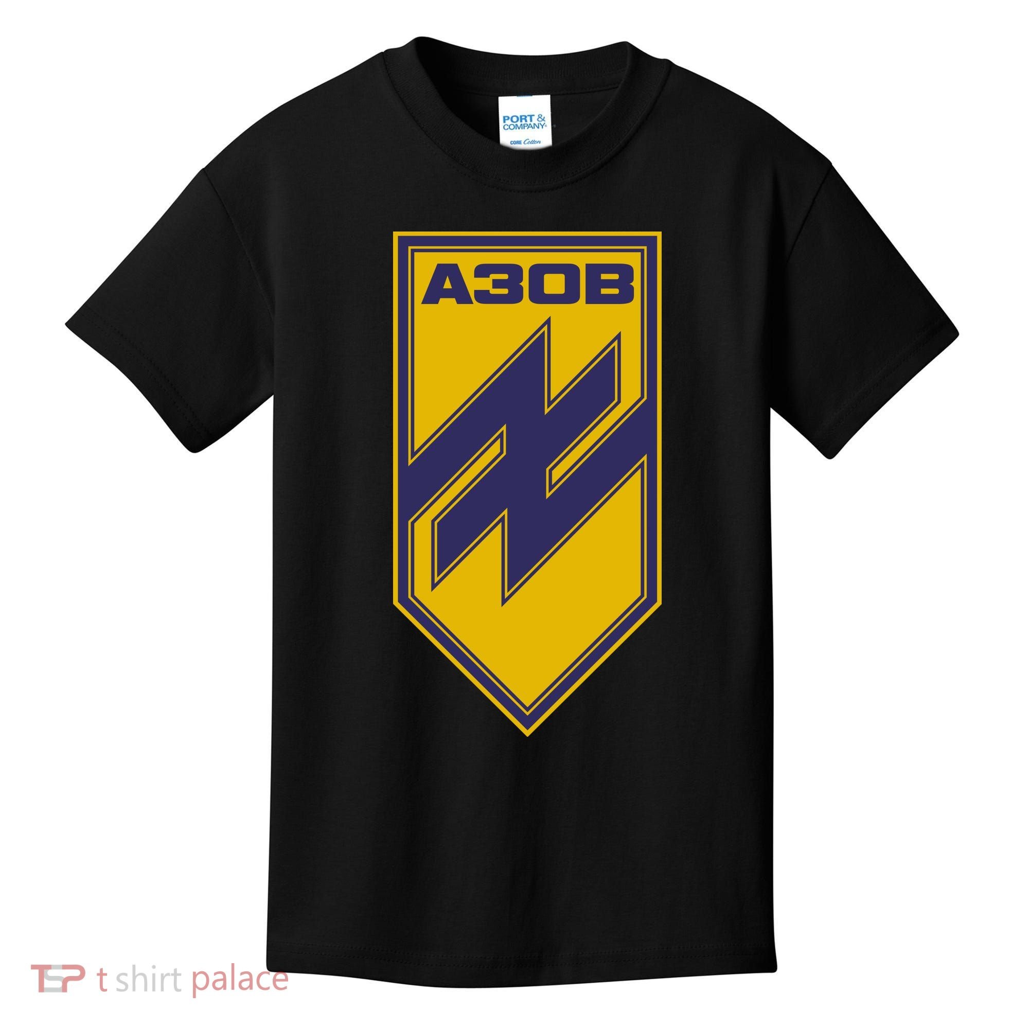 Azov Regiment A30B Azov Battalion Ukraine Kids T-Shirt