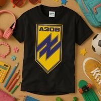 Azov Regiment A30B Azov Battalion Ukraine Kids T-Shirt thumb 3