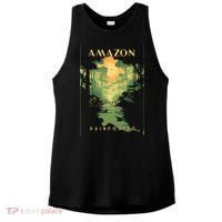 Amazon Rainforest Ladies PosiCharge Tri-Blend Wicking Tank thumb 0
