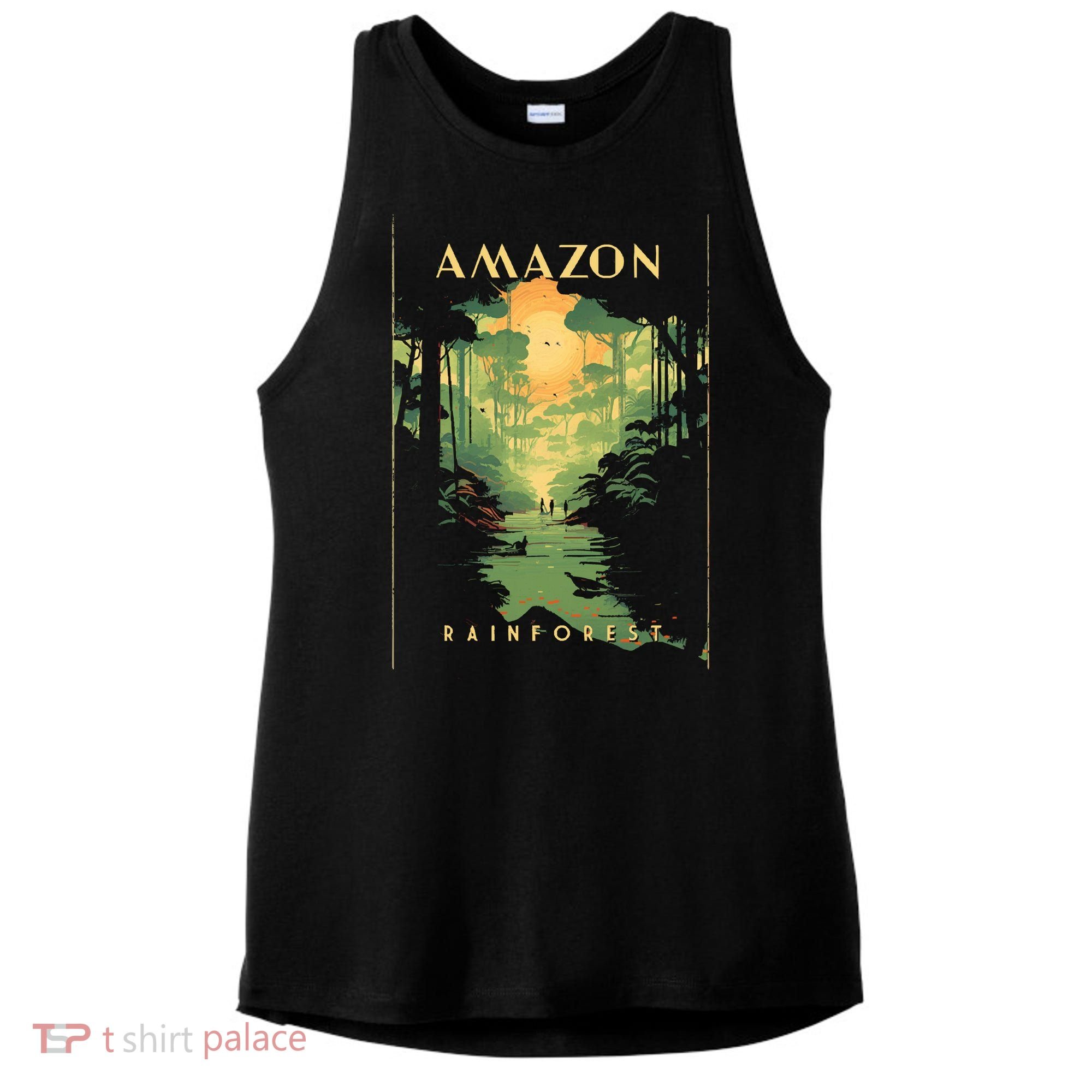 Amazon Rainforest Ladies PosiCharge Tri-Blend Wicking Tank