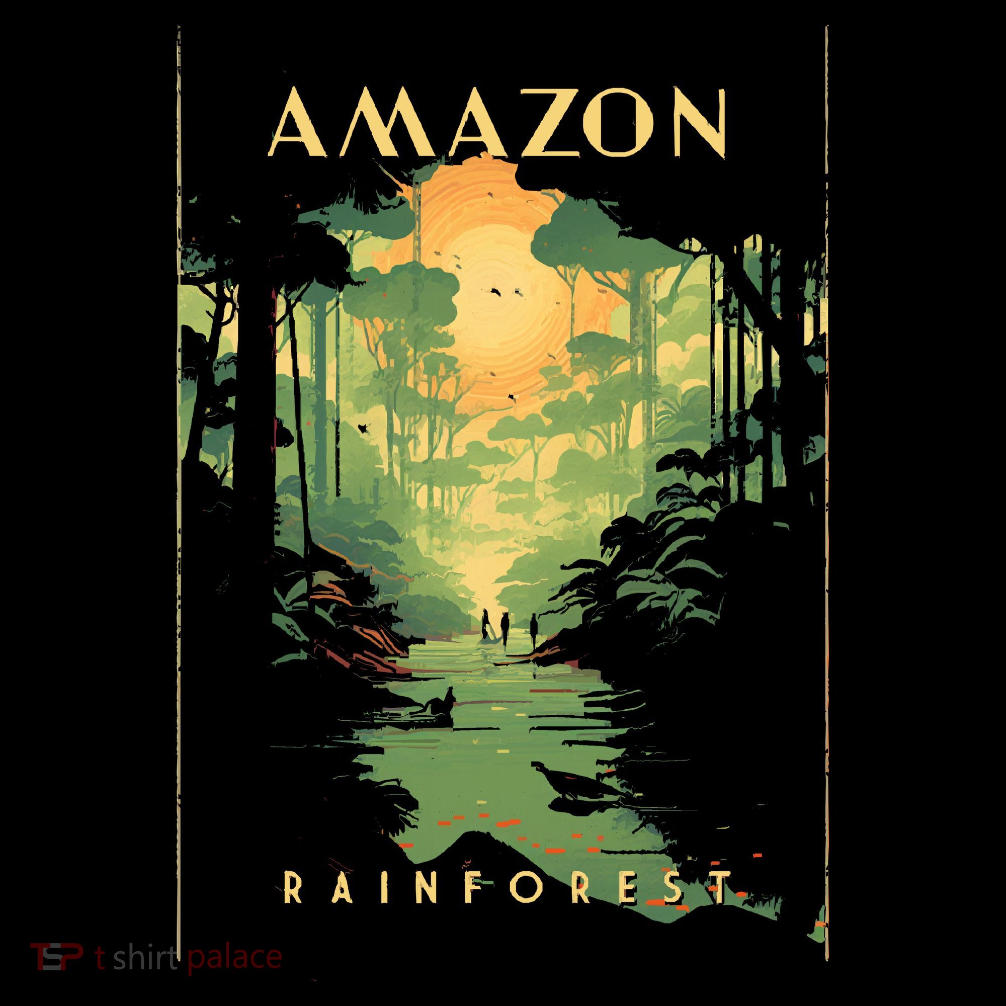 Amazon Rainforest Sweatshirt Cinch Pack Bag