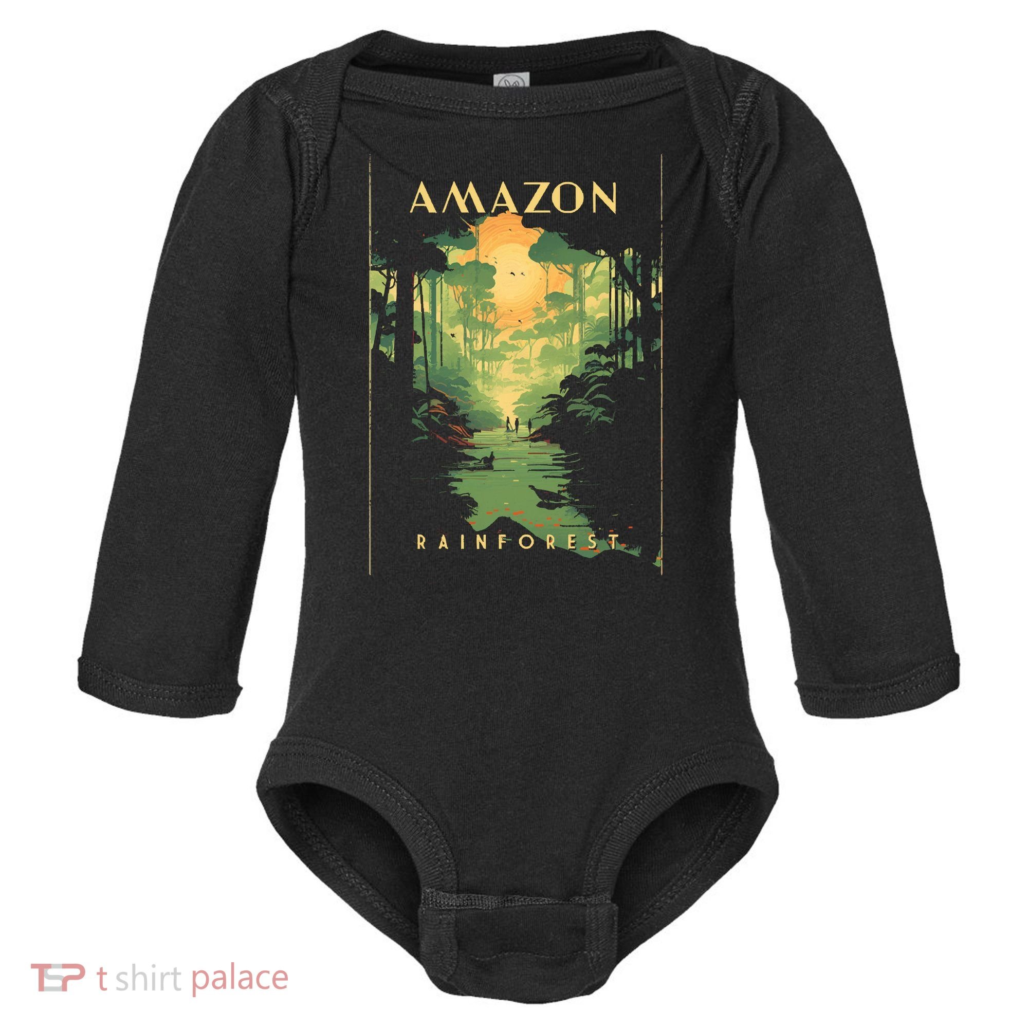 Amazon Rainforest Baby Long Sleeve Bodysuit