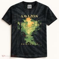 Amazon Rainforest Kids Tie-Dye T-Shirt thumb 0