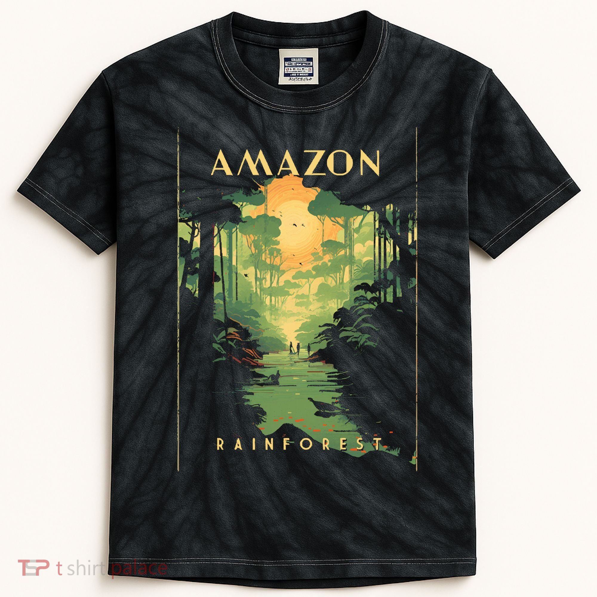 Amazon Rainforest Kids Tie-Dye T-Shirt