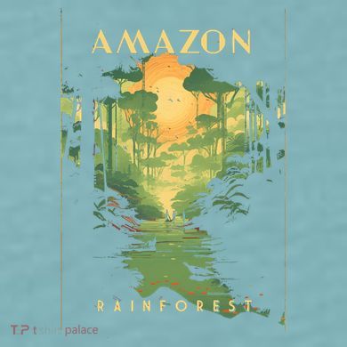 Amazon Rainforest Sueded Cloud Jersey T-Shirt