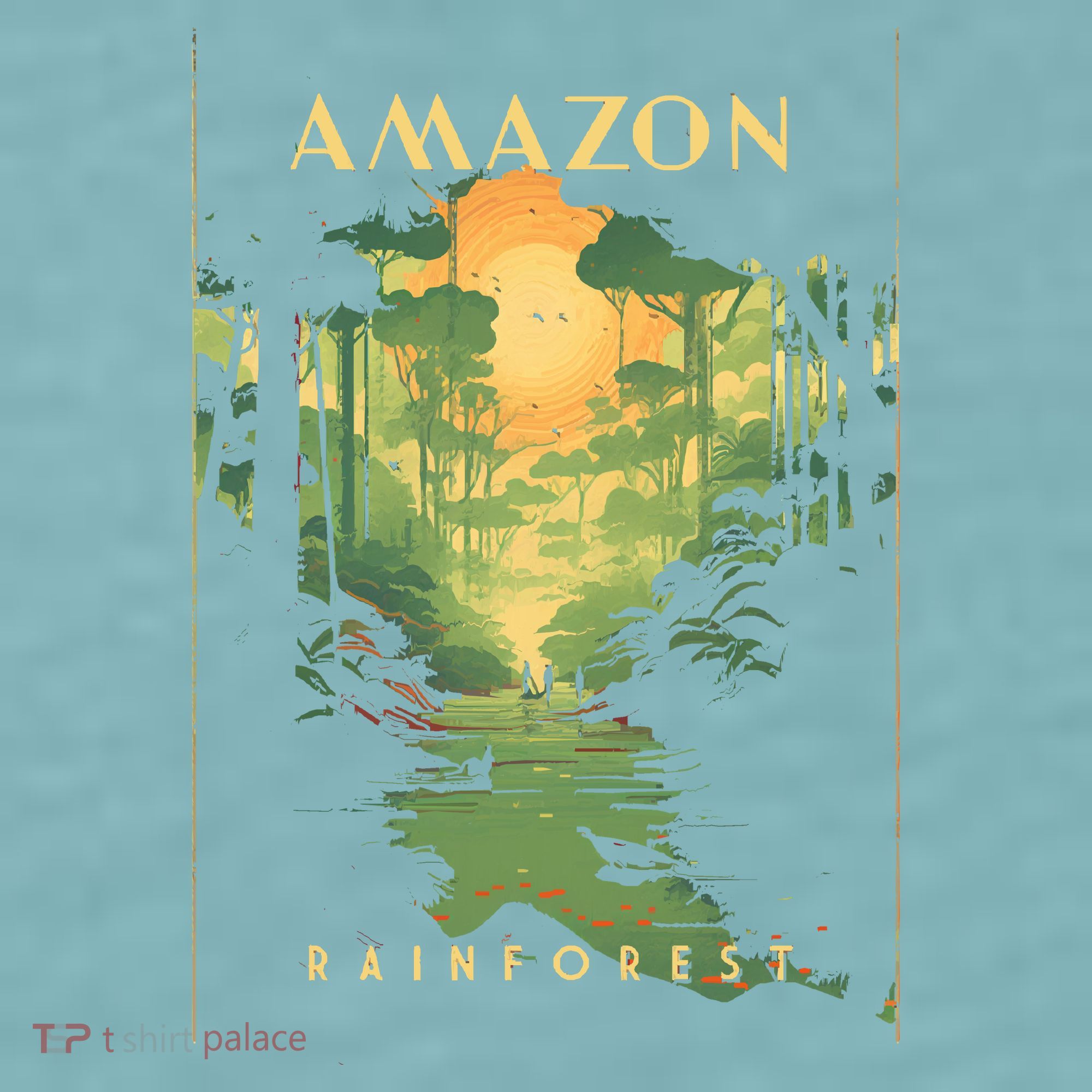 Amazon Rainforest Sueded Cloud Jersey T-Shirt