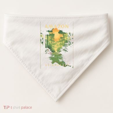 Amazon Rainforest USA-Made Doggie Bandana