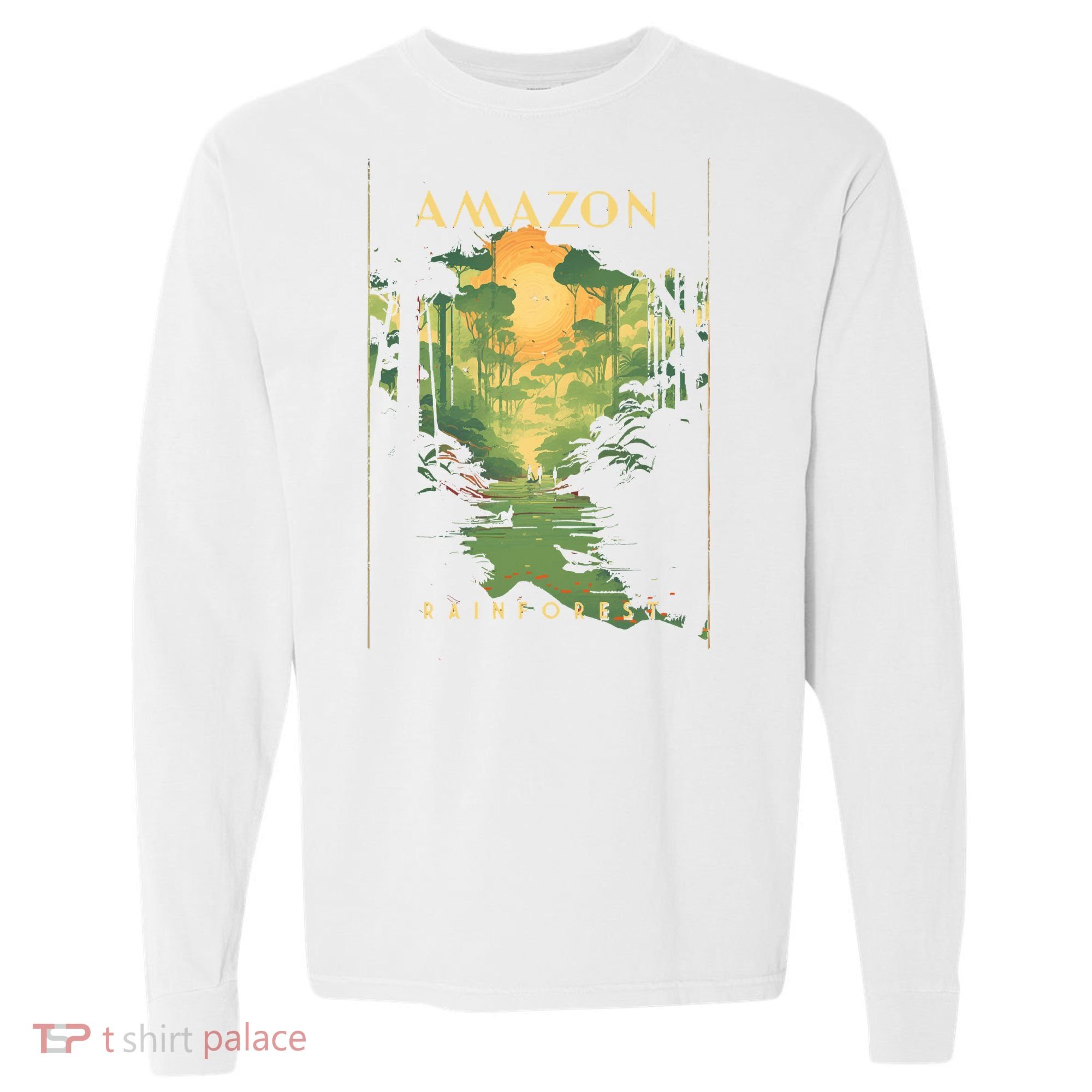 Amazon Rainforest Comfort Colors Heavyweight Long Sleeve T-Shirt
