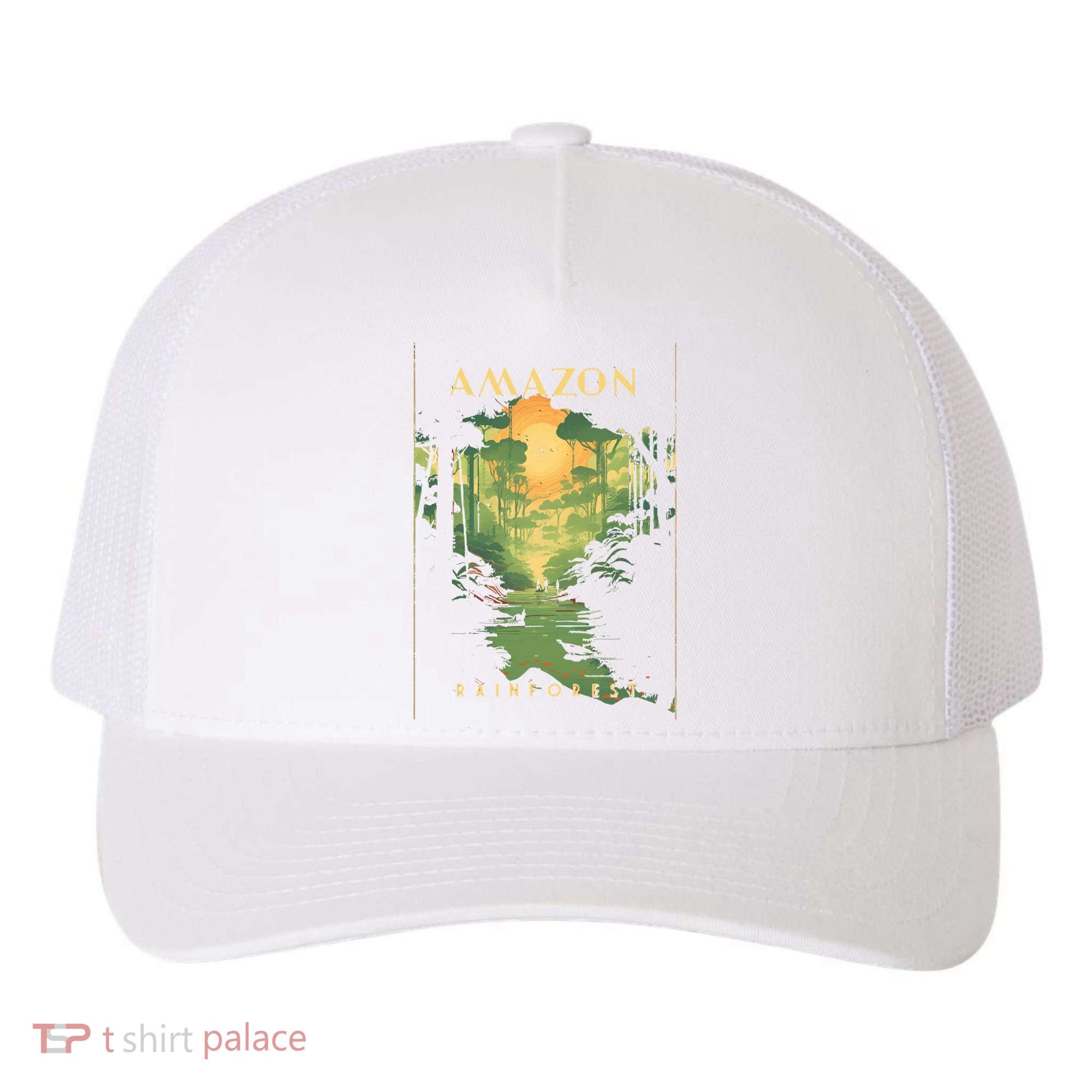 Amazon Rainforest Yupoong Adult 5-Panel Trucker Hat