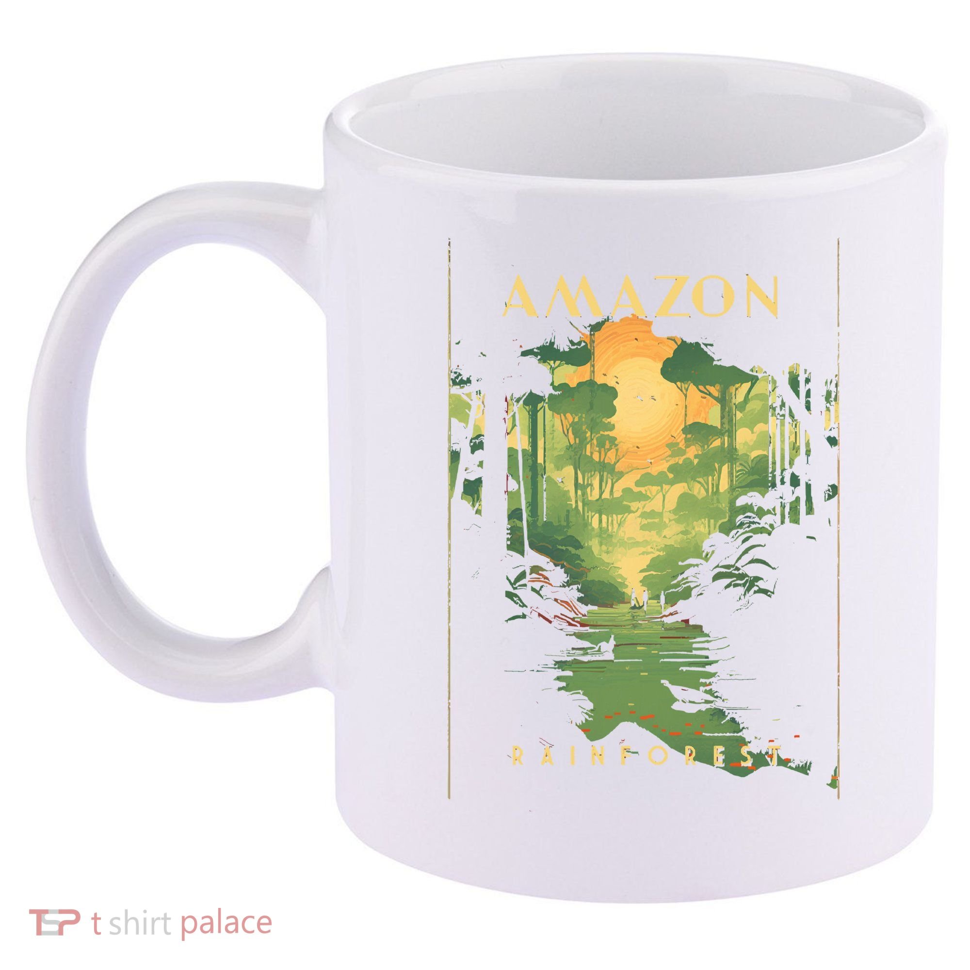 Amazon Rainforest 11oz C Handle Ceramic Mug