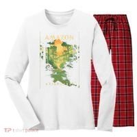 Amazon Rainforest Women's Long Sleeve Flannel Pajama Set  thumb 0